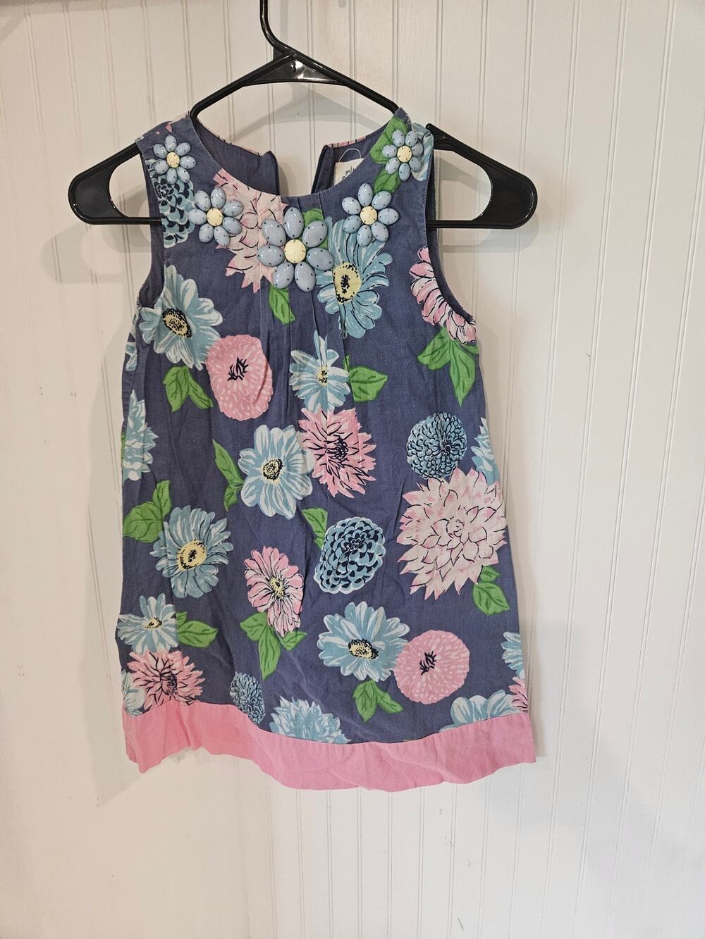 Mini Boden Floral Dress Girls 7/8